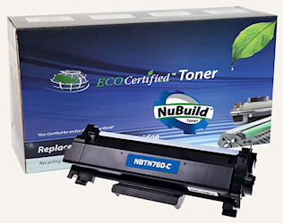 TONER, CARTRIDGE, NSA BROTHER TN760 COMPATIBLE, BLACK LARGE